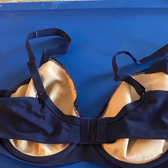 Blue Enticing Lift Full coverage Lace Bra - Picture 2 of 11